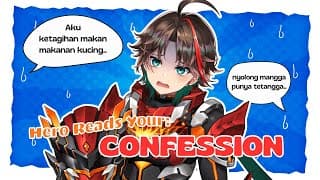 【Hero Reads Your: Confession】Tiap cerita aneh, makan keripik pedes【Etna Crimson | NIJISANJI】