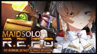 【R.E.P.O】SOLO MAID REPO!? CAN SHE SURVIVE!? #5【NIJISANJI EN | Klara Charmwood】