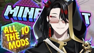 【MINECRAFT】evil wizard shows you his nuclear power plant【NIJISANJI EN | Vox Akuma】