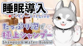 🛑【Binaural/ダミーヘッドマイク】本気で眠りたい人のための爽やか泡シャンプー  2025.12.10【にじさんじ/鈴木勝】