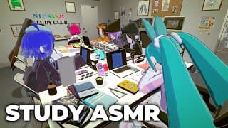 Reading mostly 📖 (にじさんじ勉強クラブ NIJI Study Club ASMR)