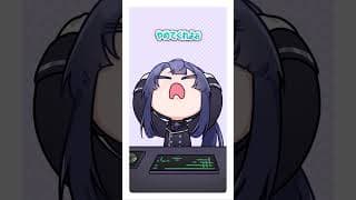 空き時間にノートPCで仕事をする長尾を刺すマネージャー【長尾景/にじさんじ】