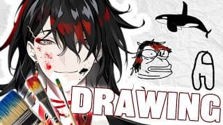 DRAWING NEW EMOTES【NIJISANJI EN | Vox Akuma】