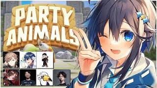【Party Animals】3KLの皆でばちぼこバトル！【にじさんじ／空星きらめ】