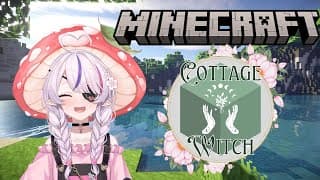 【MINECRAFT COTTAGE WITCH】Building a Shrine Like Area!!【Maria Marionette | NIJISANJI EN】