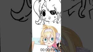 ✨  Drawing Maririn from memory in 1 minute