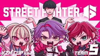 【スト６】KZHCUP RUMBLE チーム５顔合わせ！！【渡会雲雀/にじさんじ】