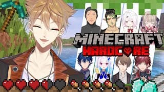 【Minecraft】家族でマイクラハードコア忘年会_死後【にじさんじ / 伏見ガク】