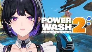 【PowerWash Simulator 2】CLEAN FREAK 朝まで洗う、悩み聞こか【NIJISANJI EN¦Meloco Kyoran】
