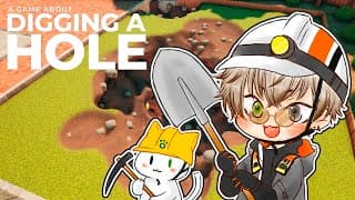 DIGGING TO THE CENTER OF THE EARTH!! 【 A GAME ABOUT DIGGING A HOLE 】 【 NIJISANJI EN | Alban Knox 】